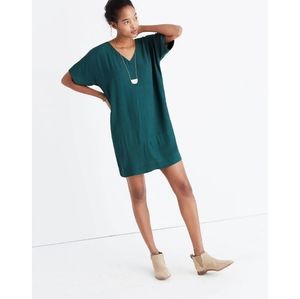 Madewell Novel T-shirt Dress | forest green